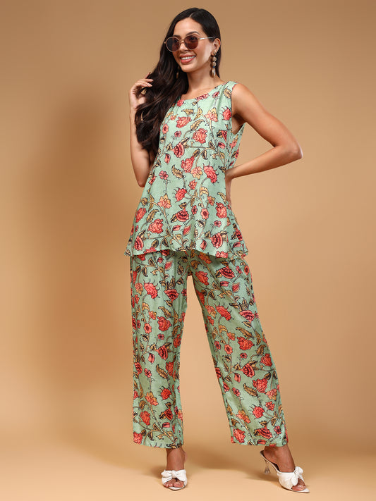 Ethnic Motifs Printed Tunic with Trousers - Five Miles