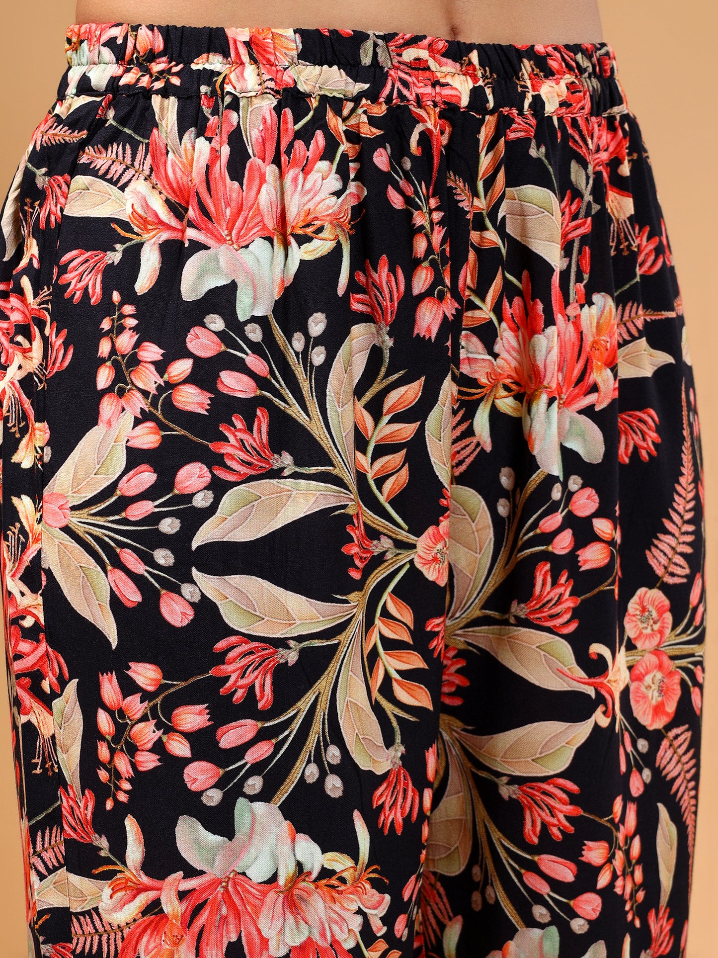 Floral Printed Tunic with Trousers - Five Miles