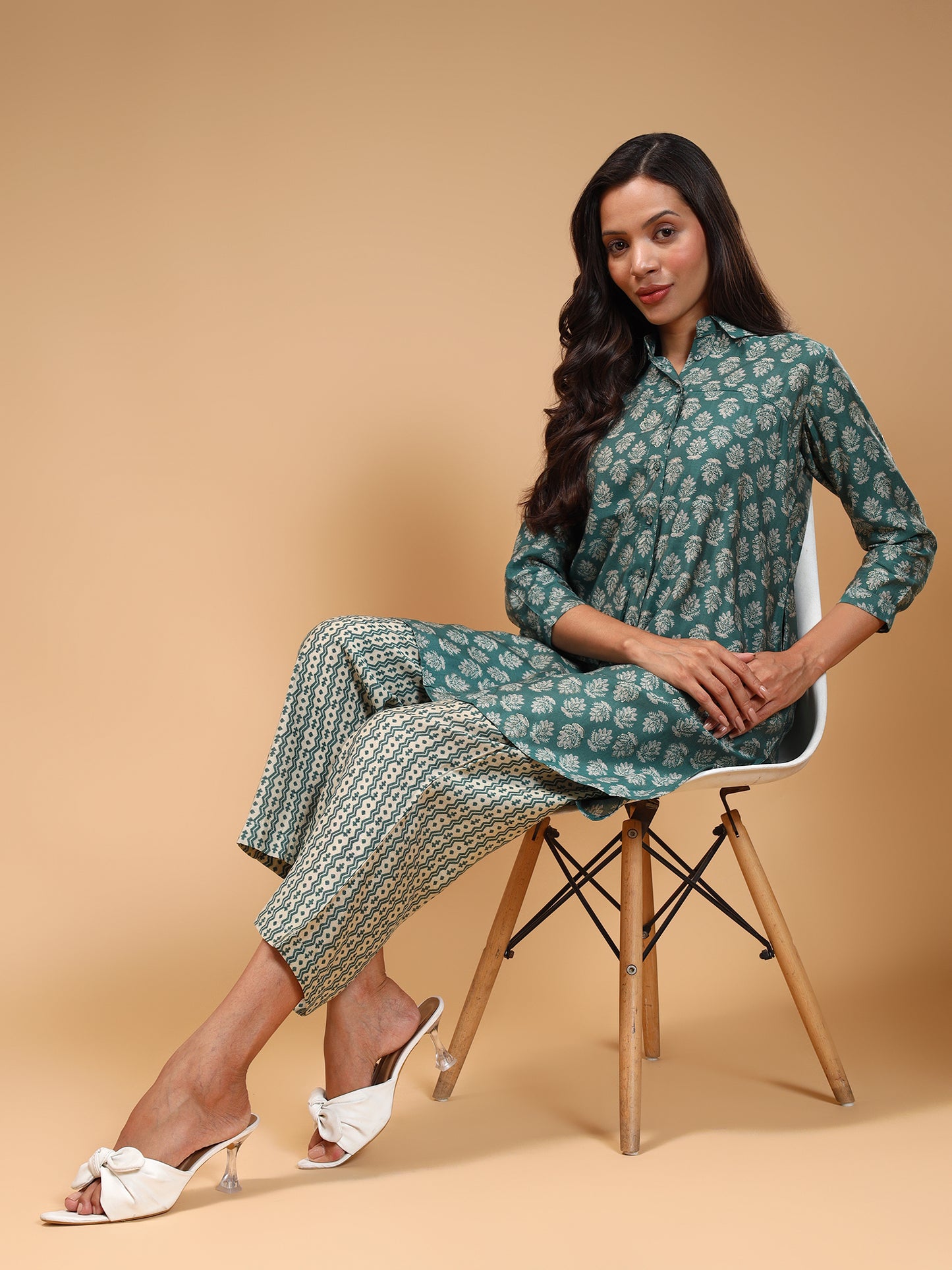 Floral Printed Tunic & Trouser - Five Miles