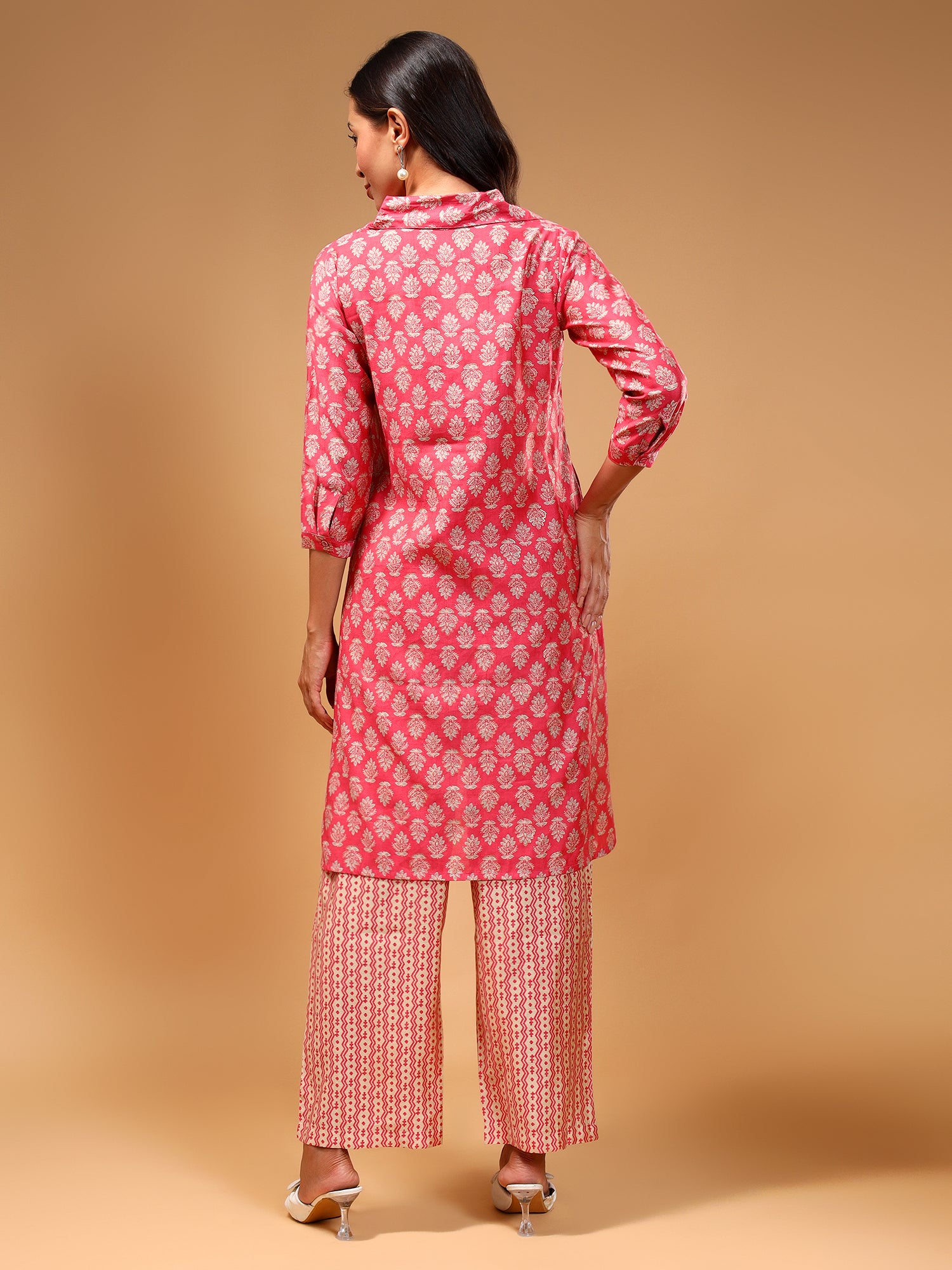 Ethnic Motif Printed Shirt & Trousers - Five Miles