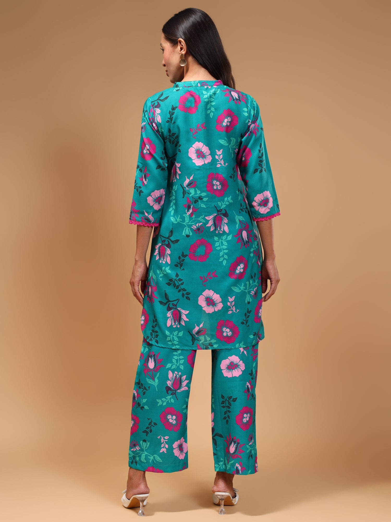 Floral Printed Tunic & Trouser - Five Miles