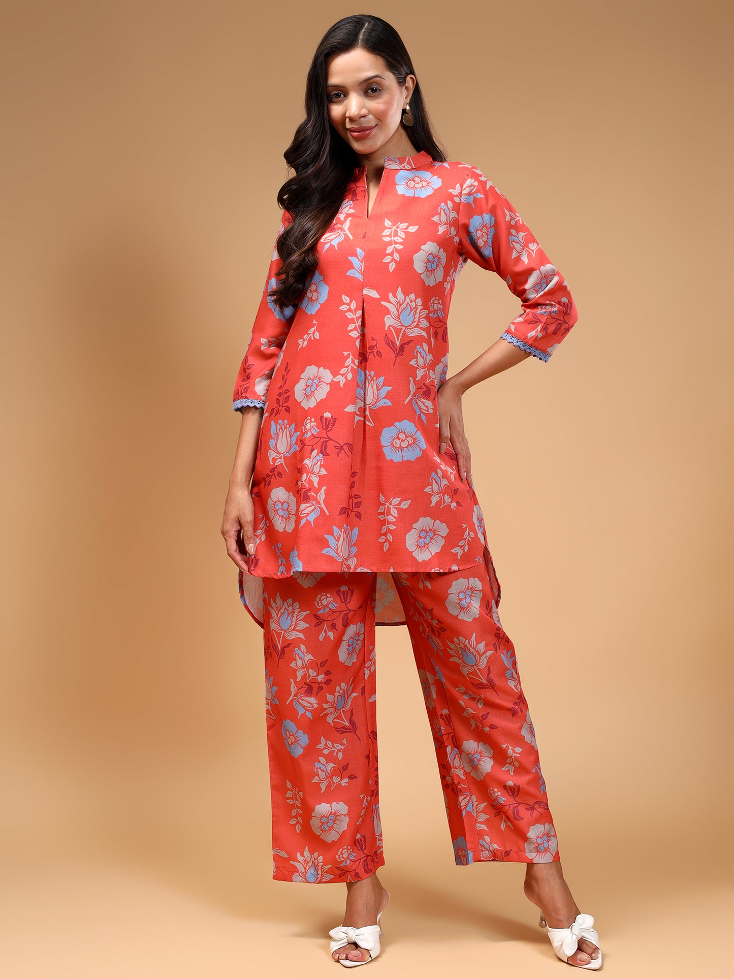 Floral Printed Tunic & Trouser - Five Miles