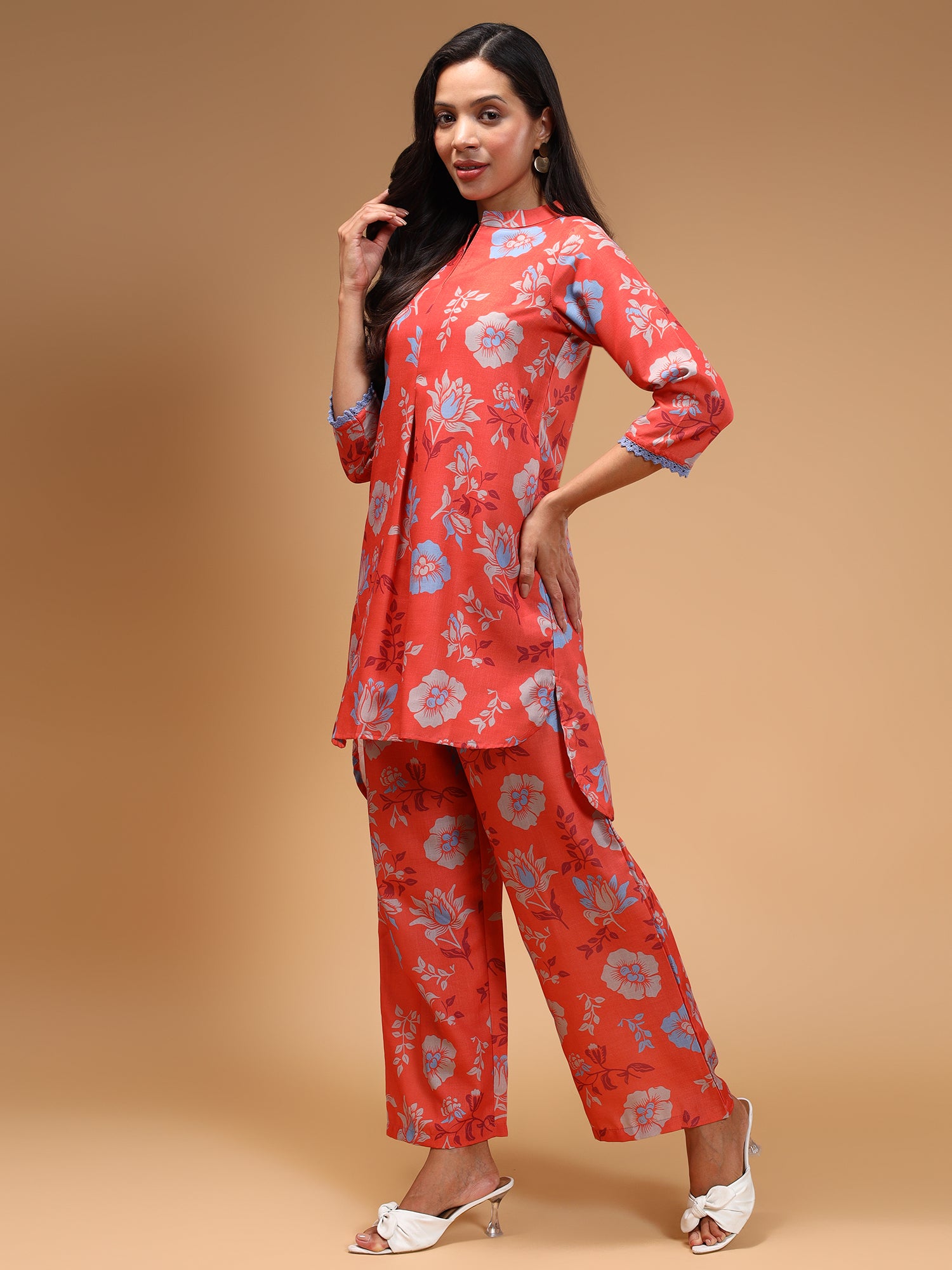 Floral Printed Tunic & Trouser - Five Miles