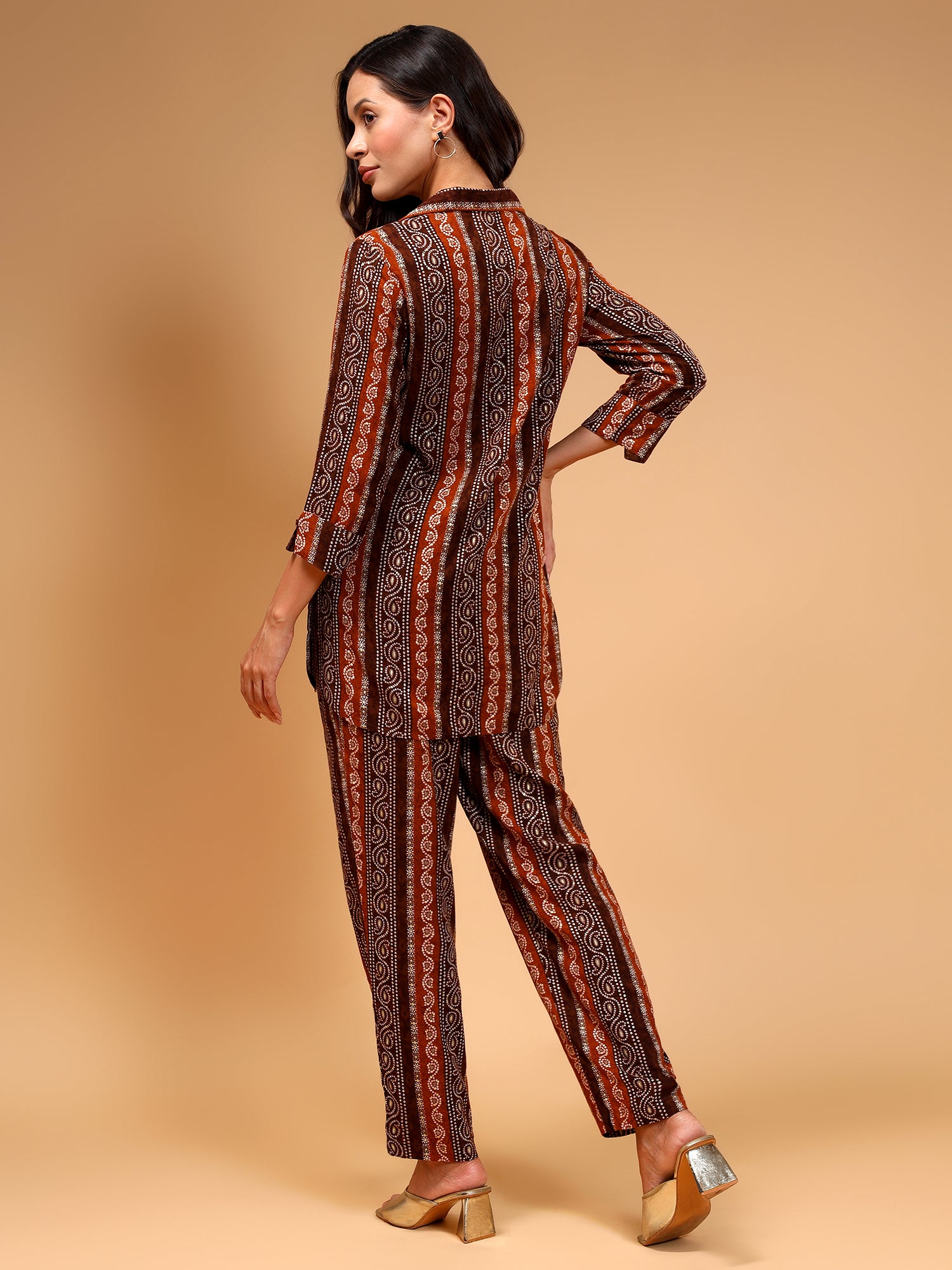 Bandhani Printed Tunic With Trouser - Five Miles