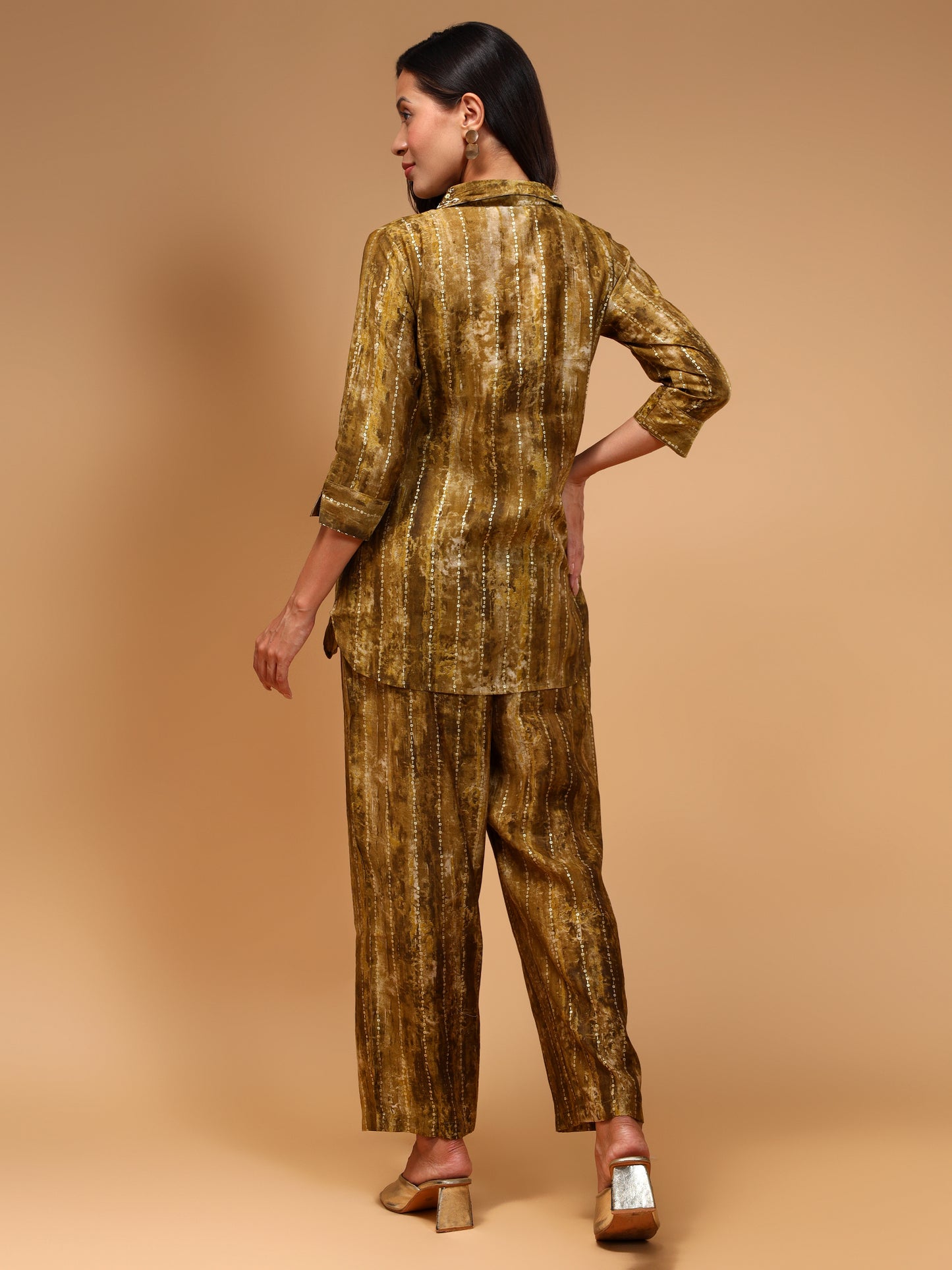 Silk Blend Printed Tunic and Trouser Co-Ords - Five Miles